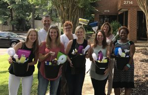 Dietitians On Demand donates cleaning supplies to CARITAS