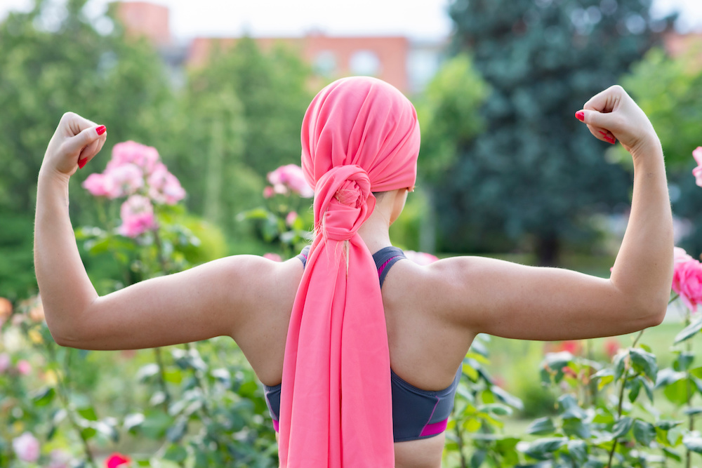 woman with scarf showing making a strong stance_Dietitians On Demand